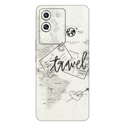 VIVO Y Series Phone Skins (All Models) - Travel Ticket - Transparent Finish (T-06) Vivo Y200 (5G)