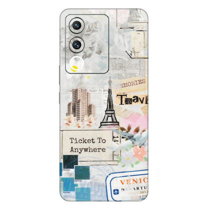 VIVO Y Series Phone Skins (All Models) - Travel Memories - Transparent Finish (T-09) Vivo Y200 (5G)