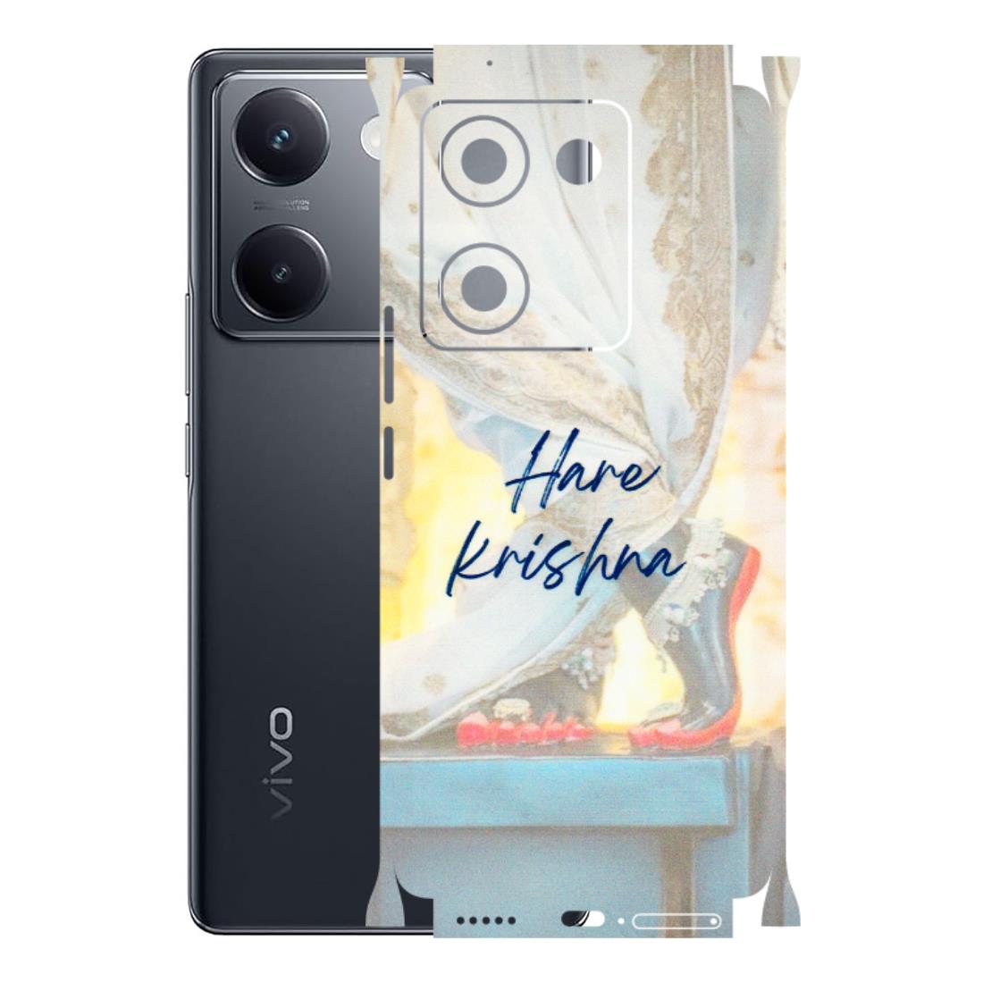 VIVO Y Series Phone Skins (All Models) - Hare Krishna - 3D Embossed Finish (L-03) Vivo Y200 Pro