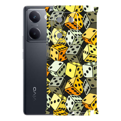 VIVO Y Series Phone Skins (All Models) - Dices Of Life - 3D Embossed Finish (L-04) Vivo Y200 Pro