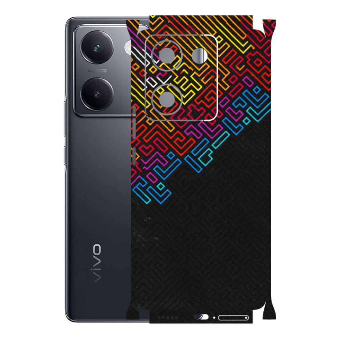 VIVO Y Series Phone Skins (All Models) - Dotme Pattern Art - 3D Embossed Finish (L-121) Vivo Y200 Pro