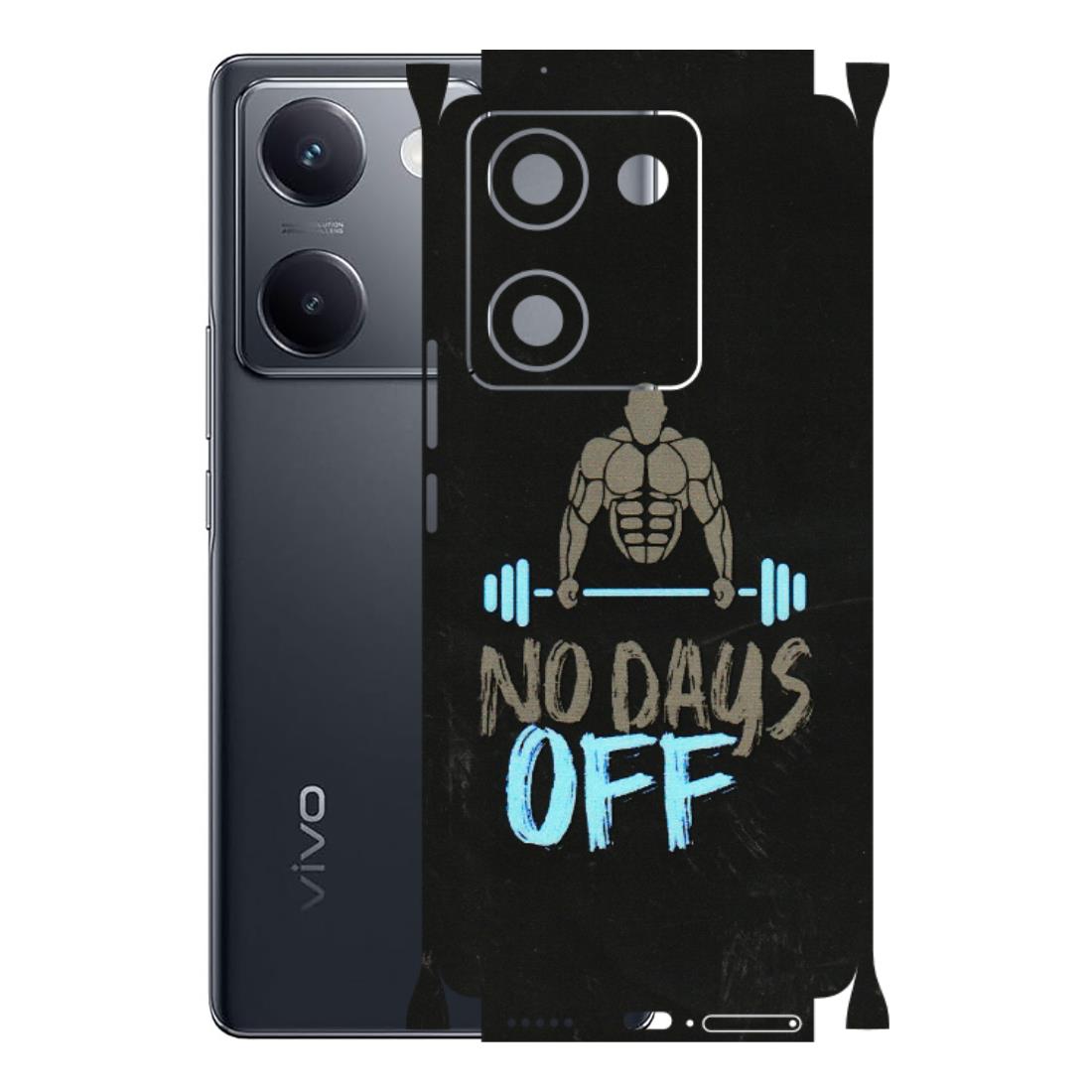 VIVO Y Series Phone Skins (All Models) - Gym Lover - 3D Embossed Finish (L-127) Vivo Y200 Pro