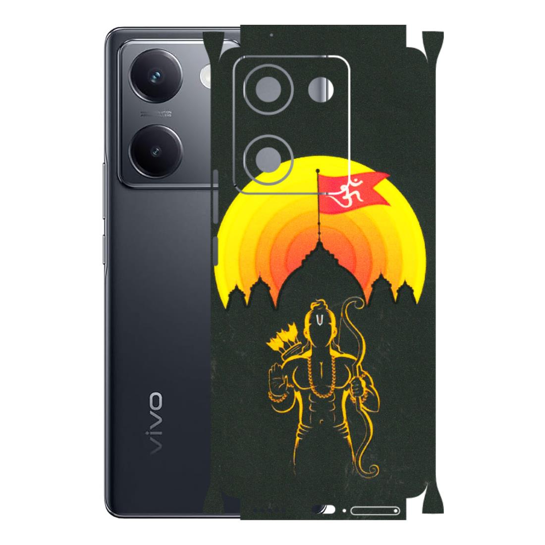 VIVO Y Series Phone Skins (All Models) - Lord Ram - 3D Embossed Finish (L-132) Vivo Y200 Pro