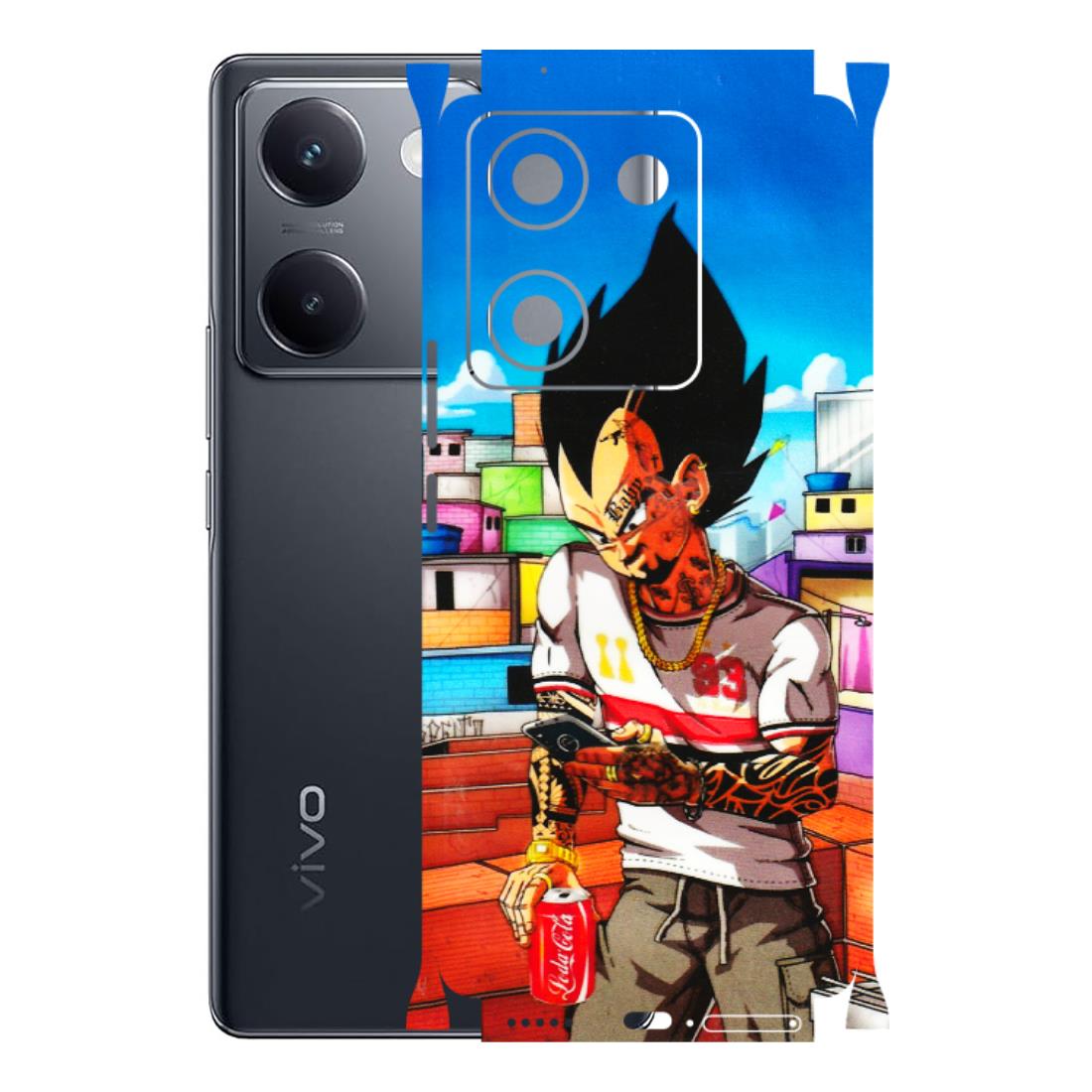 VIVO Y Series Phone Skins (All Models) - Vegeta - 3D Embossed Finish (L-136) Vivo Y200 Pro