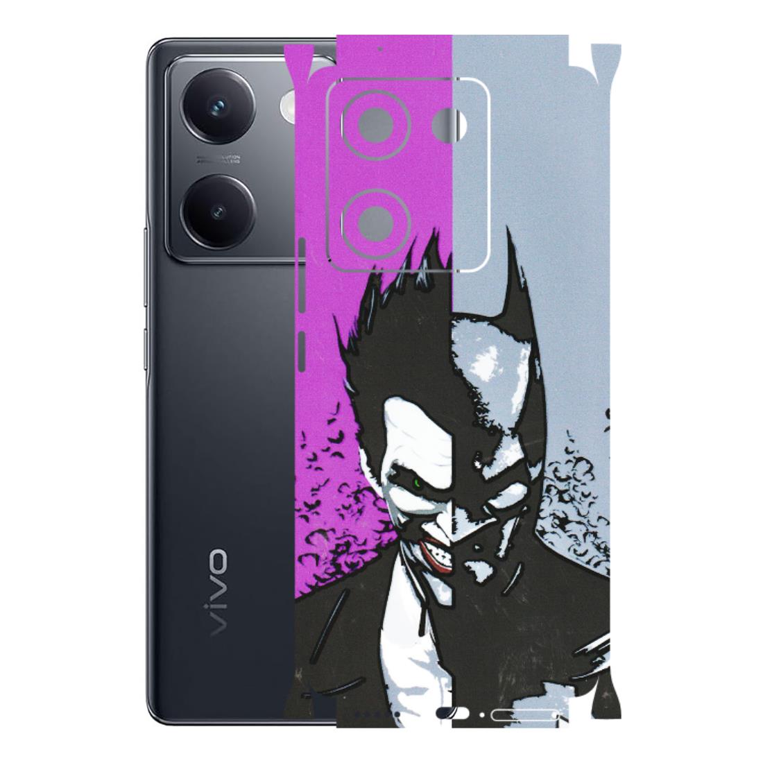 VIVO Y Series Phone Skins (All Models) - Batman & Joker - 3D Embossed Finish (L-143) Vivo Y200 Pro