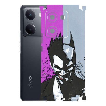 VIVO Y Series Phone Skins (All Models) - Batman & Joker - 3D Embossed Finish (L-143) Vivo Y200 Pro