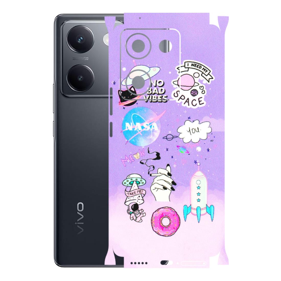 VIVO Y Series Phone Skins (All Models) - I Need My Nasa Skin - 3D Embossed Finish (L-149) Vivo Y200 Pro
