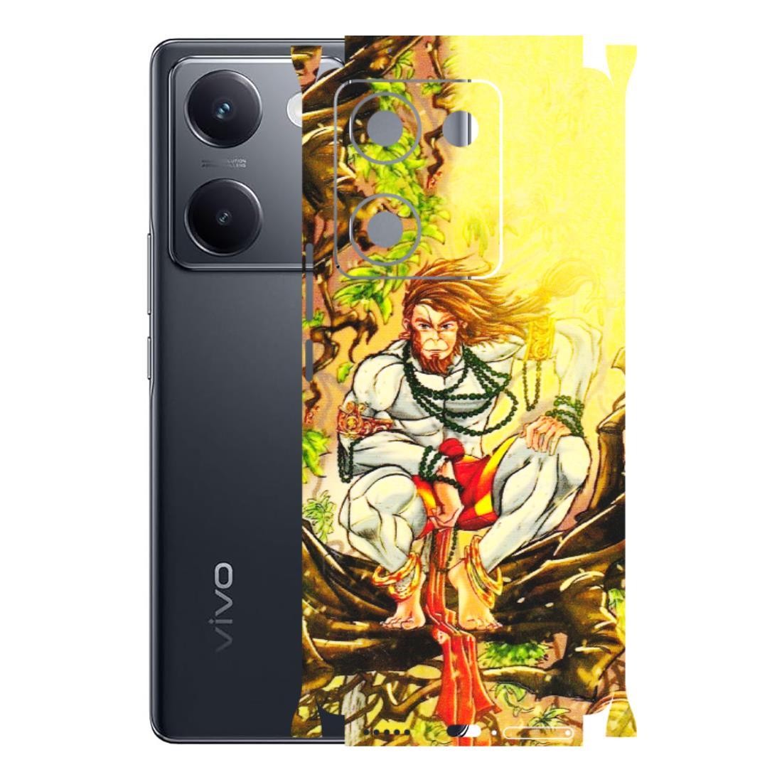 VIVO Y Series Phone Skins (All Models) - Lord Hanuman - 3D Embossed Finish (L-152) Vivo Y200 Pro