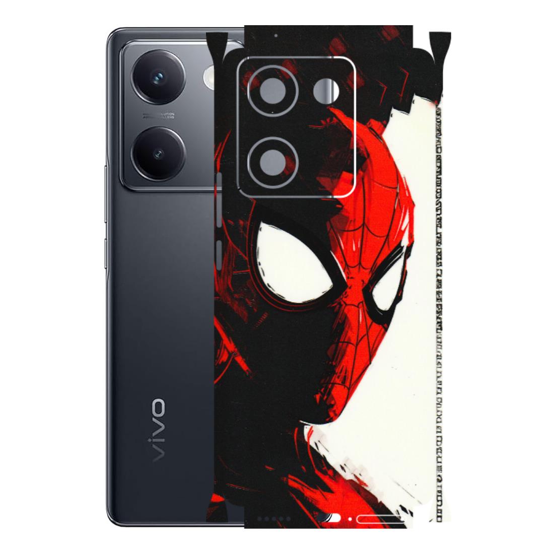 VIVO Y Series Phone Skins (All Models) - Spiderman Killer Face - 3D Embossed Finish (L-17) Vivo Y200 Pro