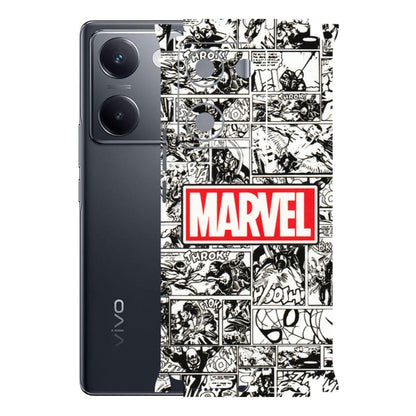 VIVO Y Series Phone Skins (All Models) - Marvel Comic - 3D Embossed Finish (L-171) Vivo Y200 Pro