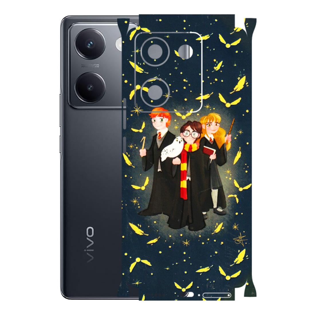 VIVO Y Series Phone Skins (All Models) - Harry Potter - 3D Embossed Finish (L-183) Vivo Y200 Pro