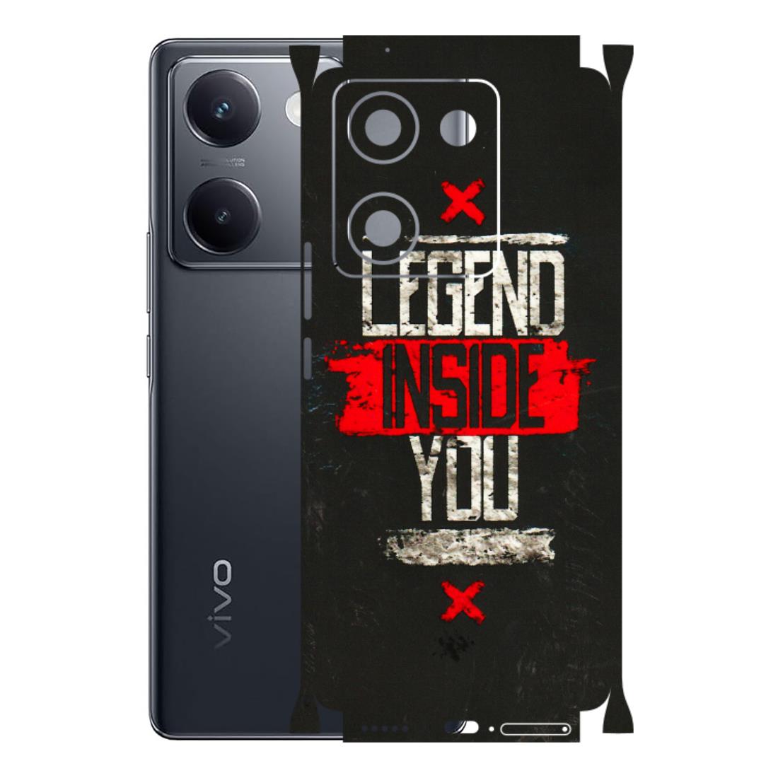 VIVO Y Series Phone Skins (All Models) - Legend Inside You - 3D Embossed Finish (L-186) Vivo Y200 Pro