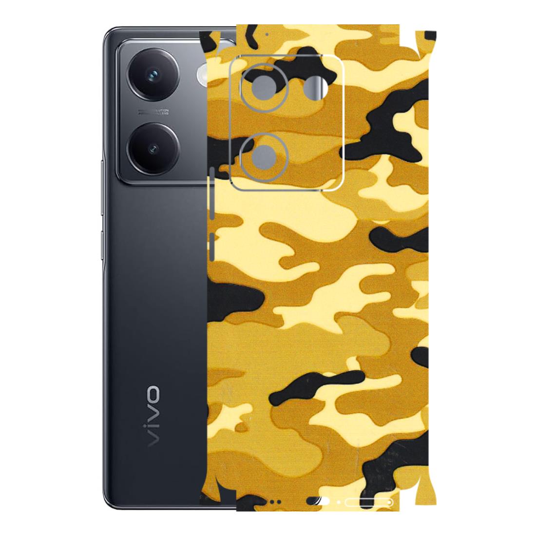 VIVO Y Series Phone Skins (All Models) - Indian Camo - 3D Embossed Finish (L-228) Vivo Y200 Pro