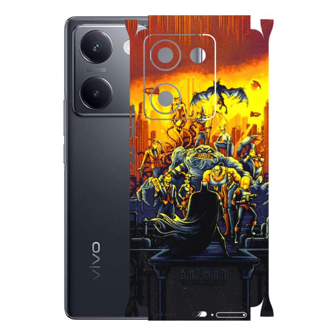 VIVO Y Series Phone Skins (All Models) - Games Doodles - 3D Embossed Finish (L-24) Vivo Y200 Pro