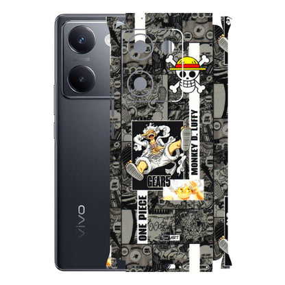 VIVO Y Series Phone Skins (All Models) - Cuffy Anime MonkeyCamic - 3D Embossed Finish (L-242) Vivo Y200 Pro