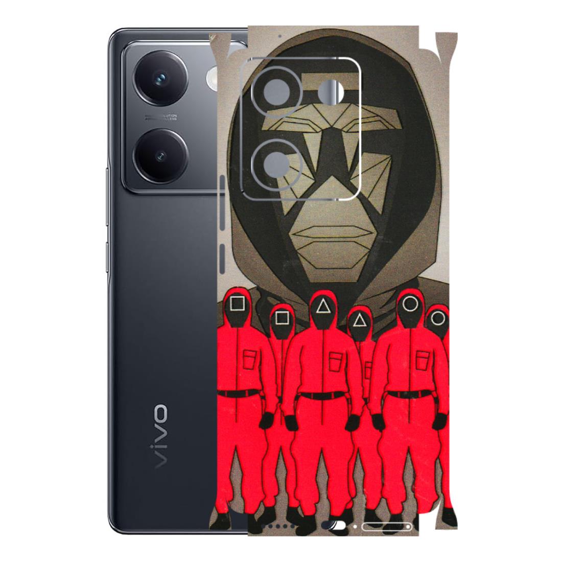 VIVO Y Series Phone Skins (All Models) - Squid Game Hero - 3D Embossed Finish (L-245) Vivo Y200 Pro