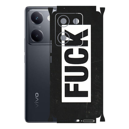 VIVO Y Series Phone Skins (All Models) - The F Word - 3D Embossed Finish (L-255) Vivo Y200 Pro