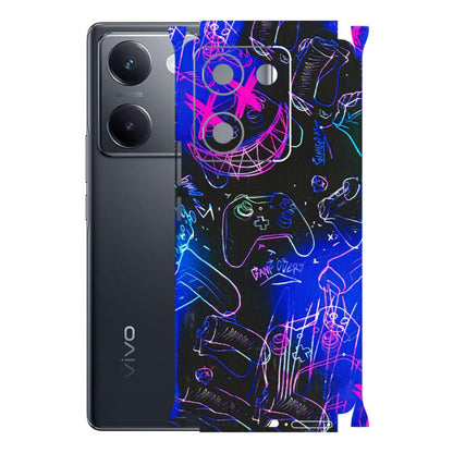 VIVO Y Series Phone Skins (All Models) - Gamers Paradise - 3D Embossed Finish (L-258) Vivo Y200 Pro