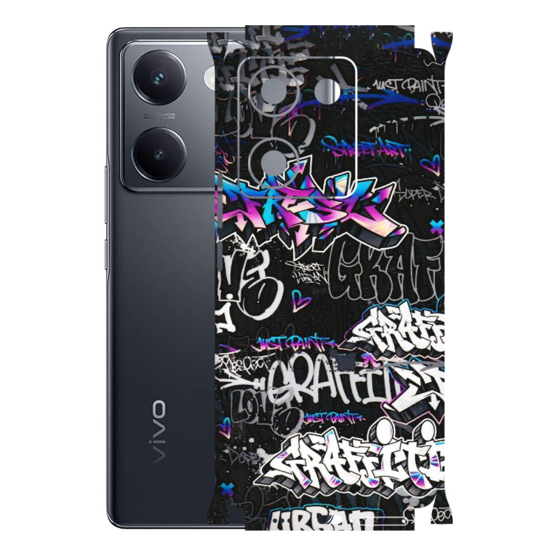 VIVO Y Series Phone Skins (All Models) - Graffiti Killer - 3D Embossed Finish (L-274) Vivo Y200 Pro
