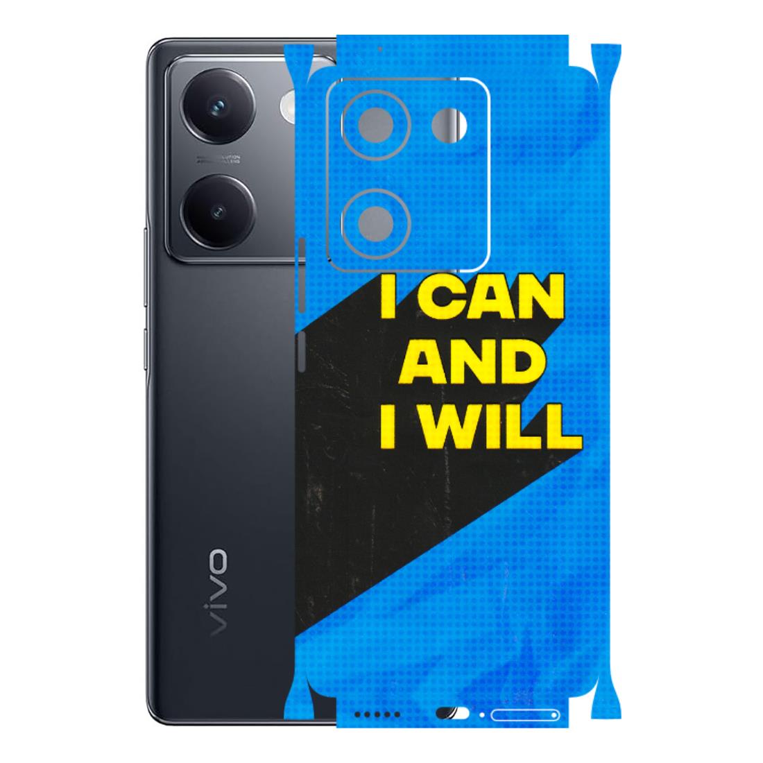 VIVO Y Series Phone Skins (All Models) - I Can And I Will - 3D Embossed Finish (L-281) Vivo Y200 Pro