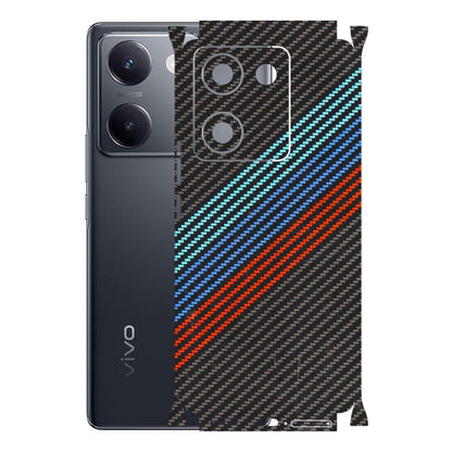 VIVO Y Series Phone Skins (All Models) - Carbon BM - 3D Embossed Finish (L-302) Vivo Y200 Pro