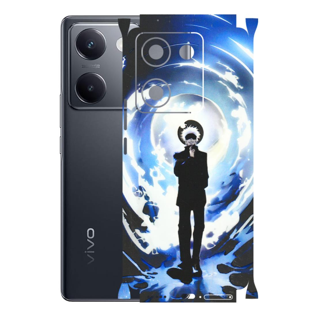 VIVO Y Series Phone Skins (All Models) - Jujustu Kaisen Anime Manga - 3D Embossed Finish (L-317) Vivo Y200 Pro