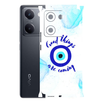 VIVO Y Series Phone Skins (All Models) - Evil Eye Good Things Are Coming - 3D Embossed Finish (L-322) Vivo Y200 Pro