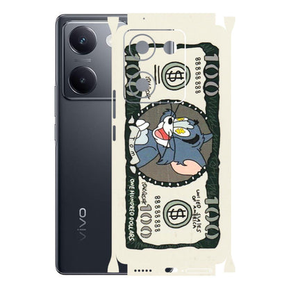 VIVO Y Series Phone Skins (All Models) - Tom Hundred Dollar - 3D Embossed Finish (L-324) Vivo Y200 Pro