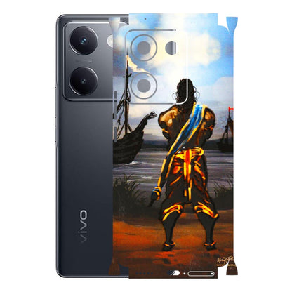 VIVO Y Series Phone Skins (All Models) - Heavenly God Figure - 3D Embossed Finish (L-34) Vivo Y200 Pro