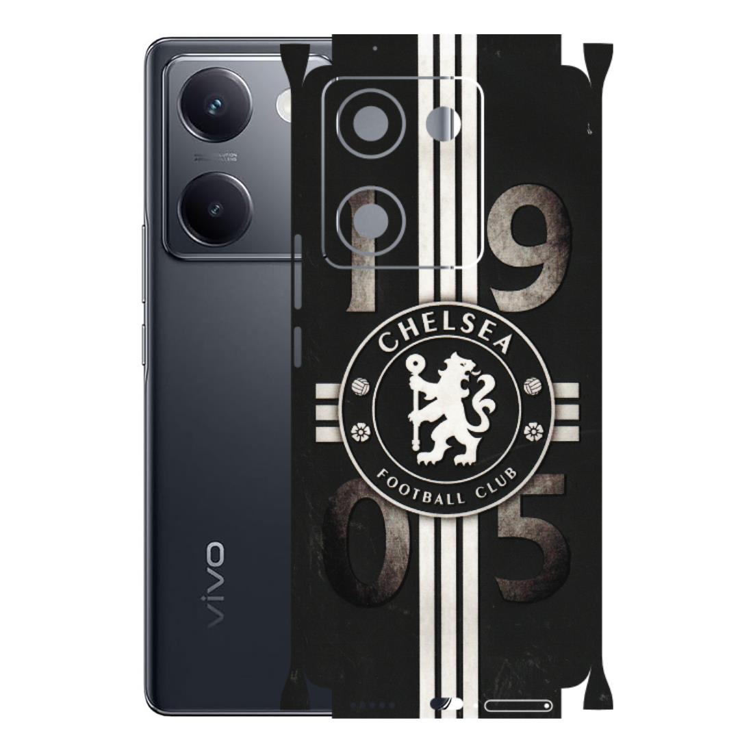 VIVO Y Series Phone Skins (All Models) - Chelsea Fan Club - 3D Embossed Finish (L-36) Vivo Y200 Pro