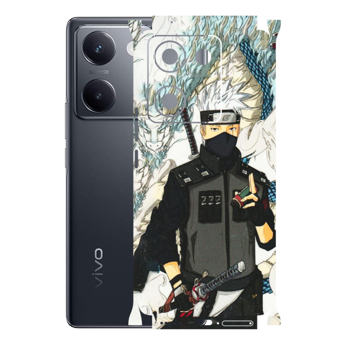 VIVO Y Series Phone Skins (All Models) - Kakashi Hatake Naruto Anime - 3D Embossed Finish (L-46) Vivo Y200 Pro