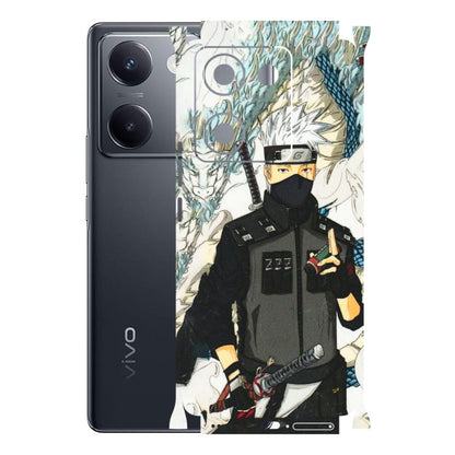 VIVO Y Series Phone Skins (All Models) - Kakashi Hatake Naruto Anime - 3D Embossed Finish (L-46) Vivo Y200 Pro