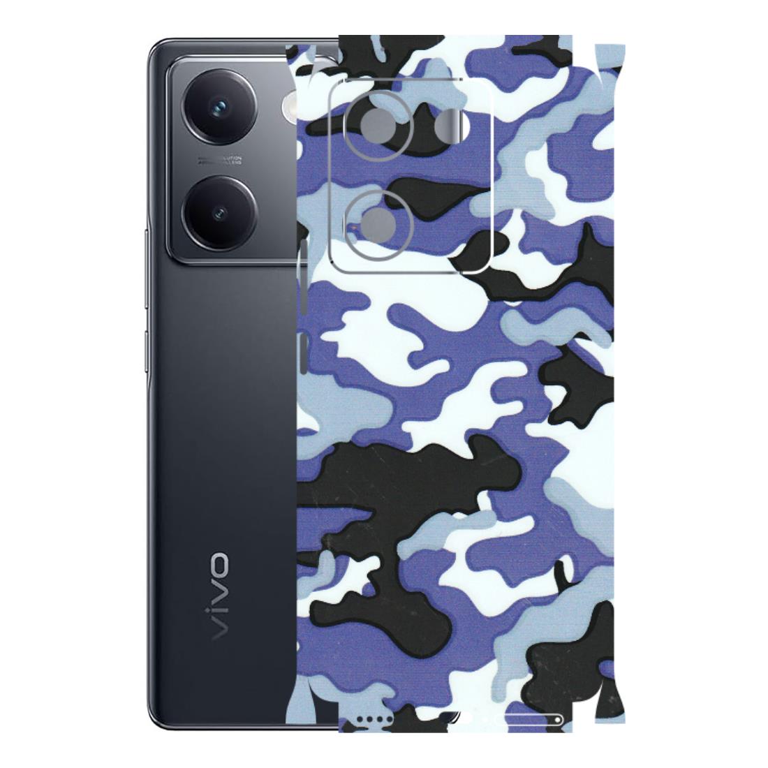 VIVO Y Series Phone Skins (All Models) - Powerfull Military Camoflauge - 3D Embossed Finish (L-49) Vivo Y200 Pro