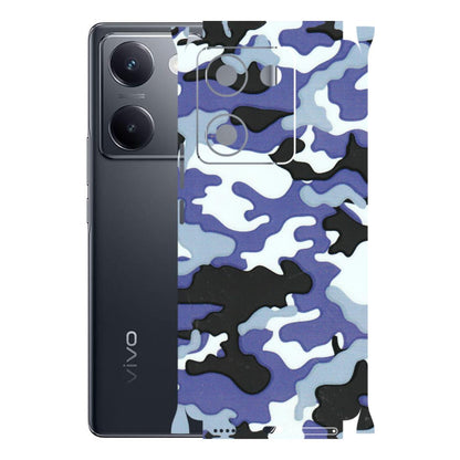 VIVO Y Series Phone Skins (All Models) - Powerfull Military Camoflauge - 3D Embossed Finish (L-49) Vivo Y200 Pro
