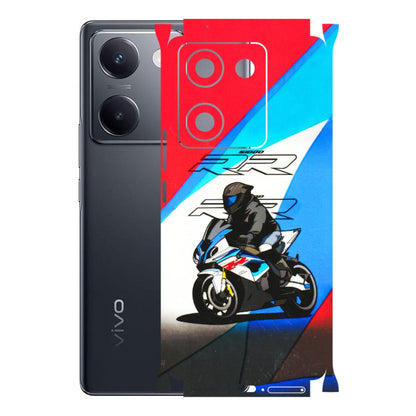VIVO Y Series Phone Skins (All Models) - Bikers Love - 3D Embossed Finish (L-58) Vivo Y200 Pro
