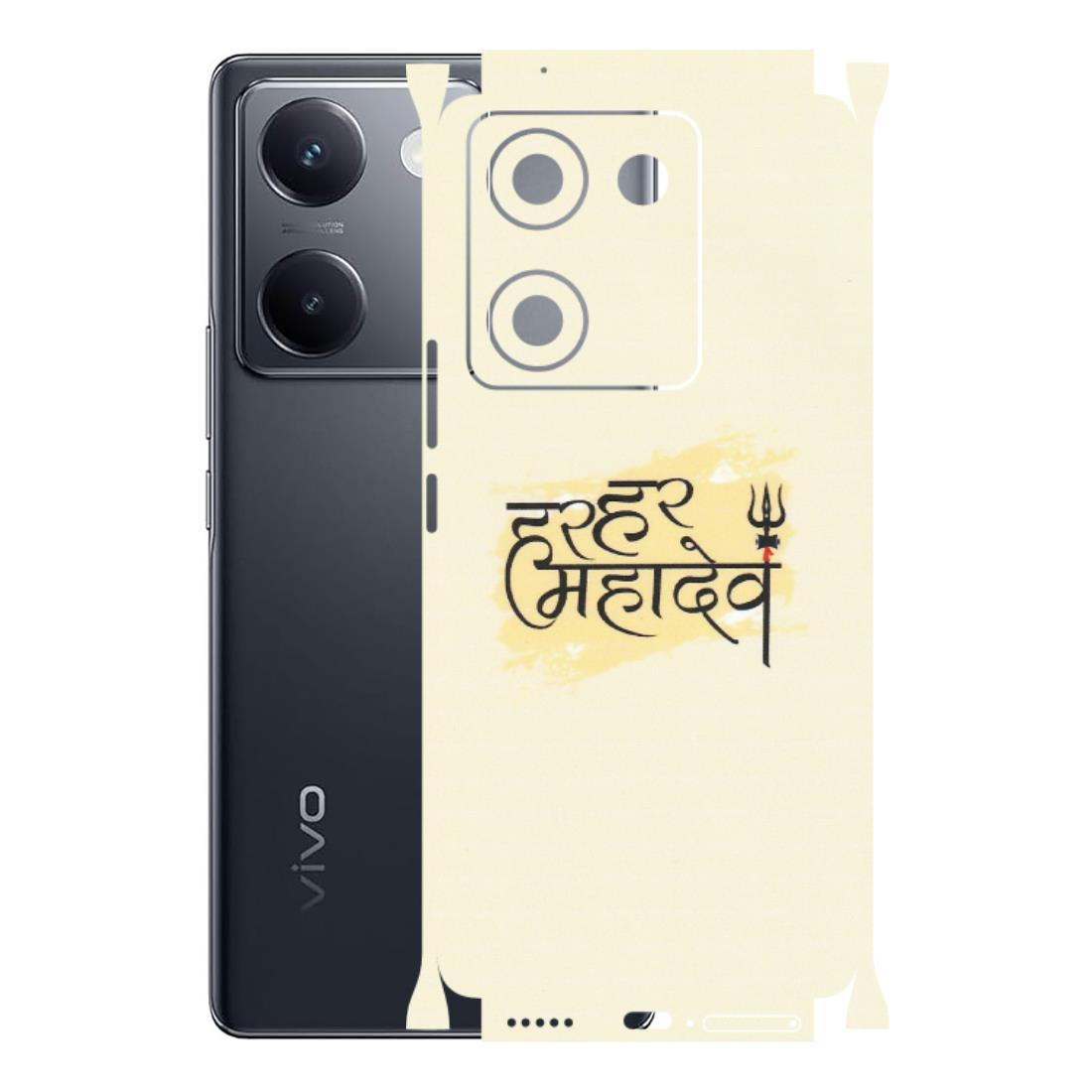 VIVO Y Series Phone Skins (All Models) - Har Har Mahadev - Matte Finish (M-10) Vivo Y200 Pro