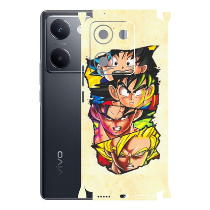 VIVO Y Series Phone Skins (All Models) - Angry Multi Anime - Matte Finish (M-113) Vivo Y200 Pro