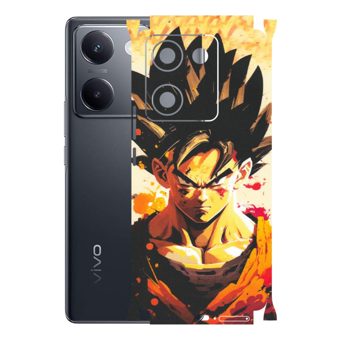 VIVO Y Series Phone Skins (All Models) - Angry Goku - Matte Finish (M-12) Vivo Y200 Pro