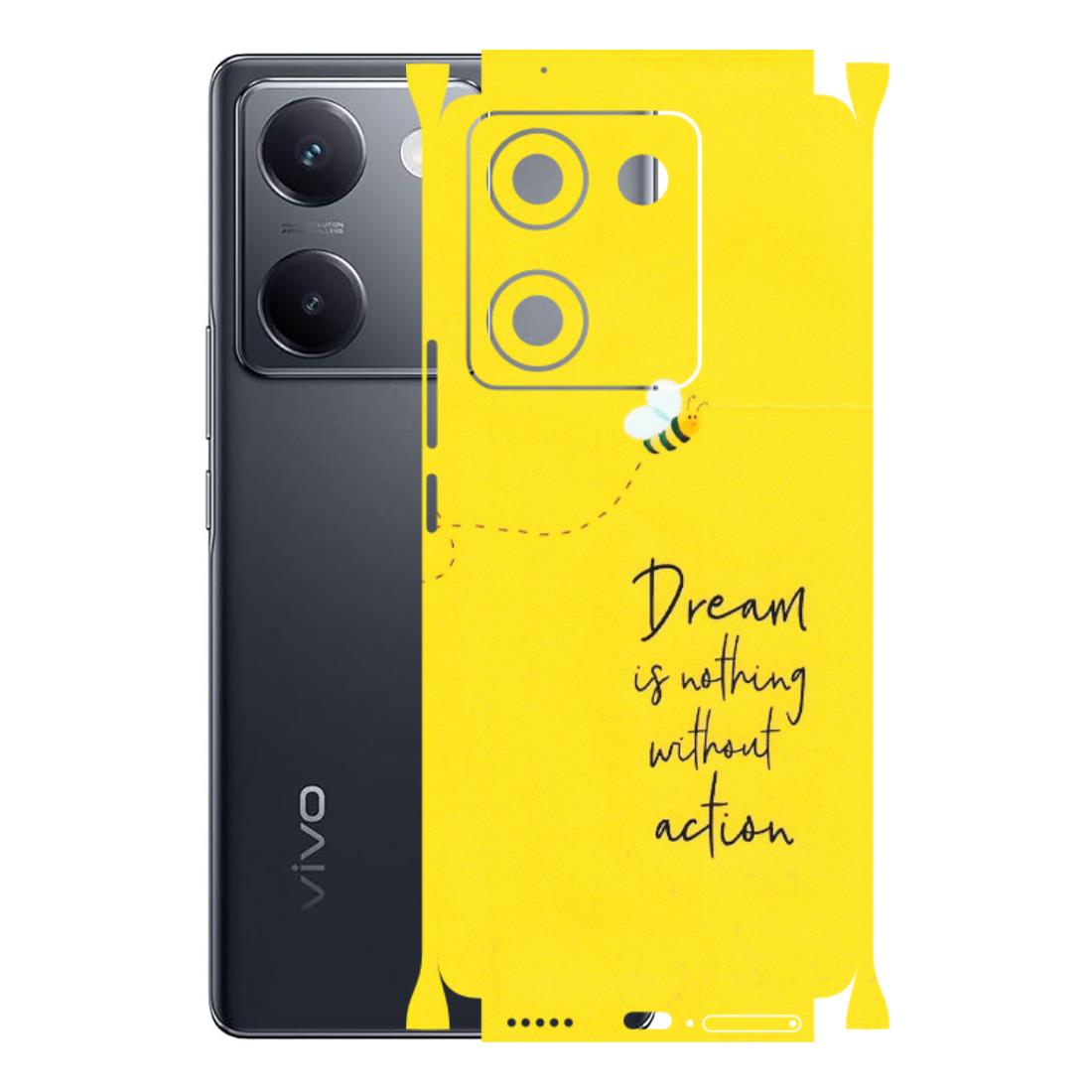 VIVO Y Series Phone Skins (All Models) - Dream Is Nothing Without Action - Matte Finish (M-138) Vivo Y200 Pro