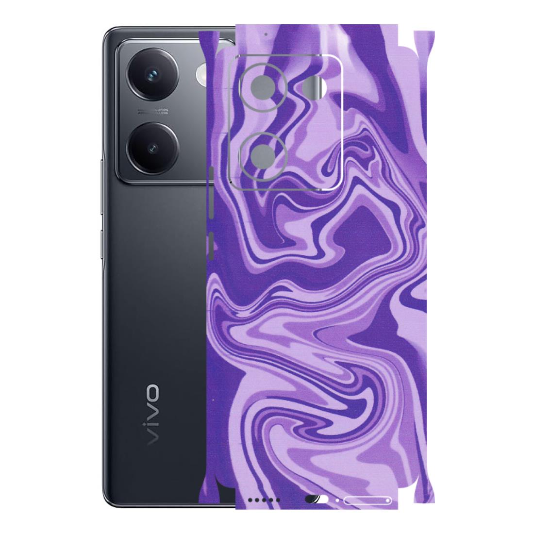 VIVO Y Series Phone Skins (All Models) - Hazy Purple Nights - Matte Finish (M-14) Vivo Y200 Pro