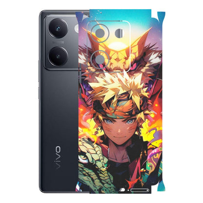 VIVO Y Series Phone Skins (All Models) - Angry Naruto Anime - Matte Finish (M-148) Vivo Y200 Pro