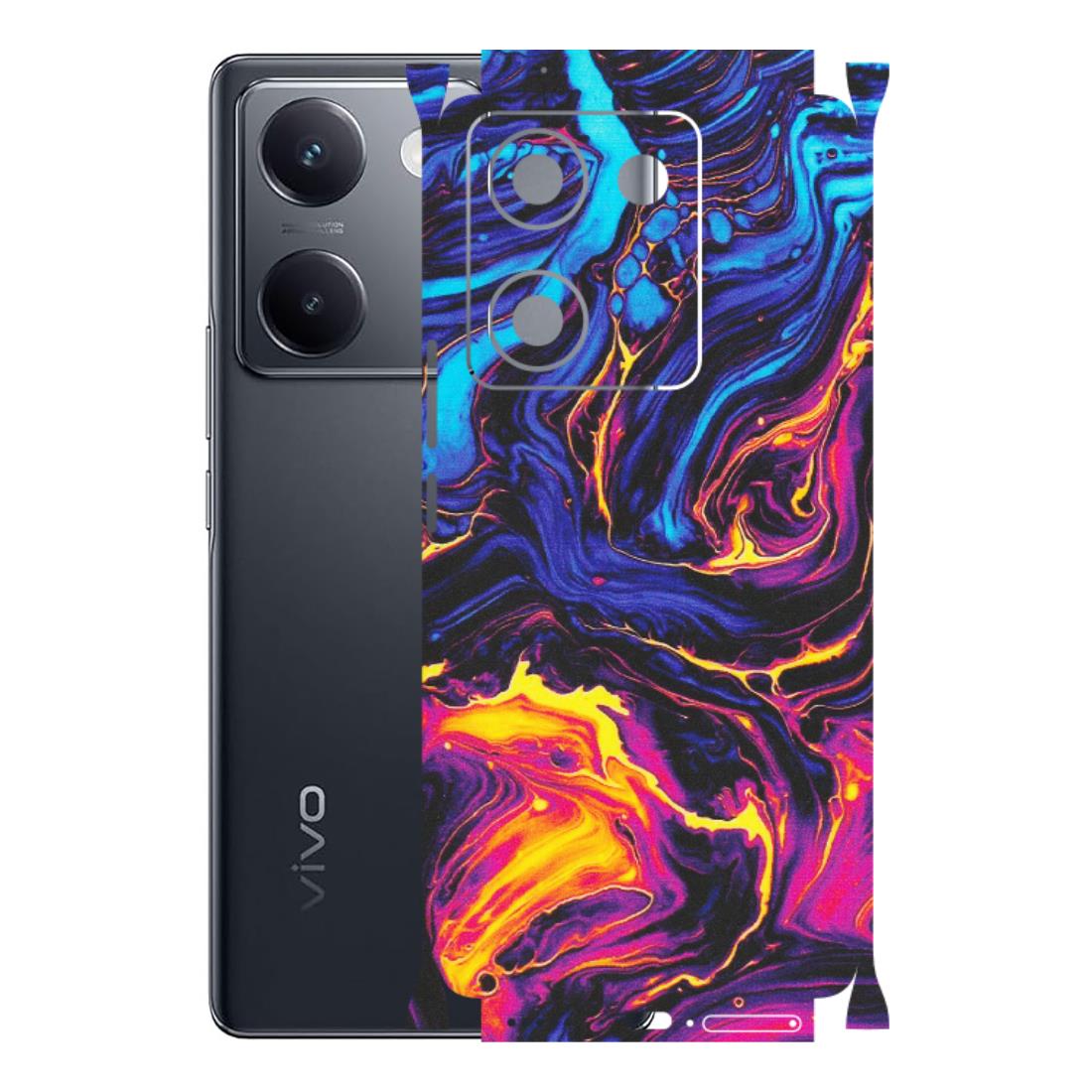 VIVO Y Series Phone Skins (All Models) - Abstract Paint Classy - Matte Finish (M-15) Vivo Y200 Pro