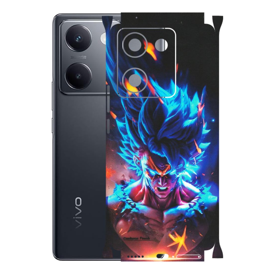 VIVO Y Series Phone Skins (All Models) - Angry Goku Dragon Ball Anime - Matte Finish (M-150) Vivo Y200 Pro