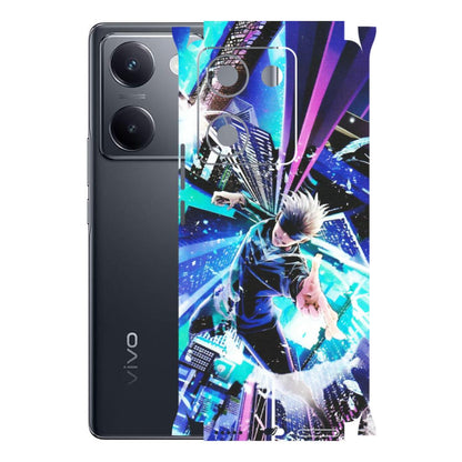 VIVO Y Series Phone Skins (All Models) - Manga Action Jujustu Kaisen Anime - Matte Finish (M-155) Vivo Y200 Pro