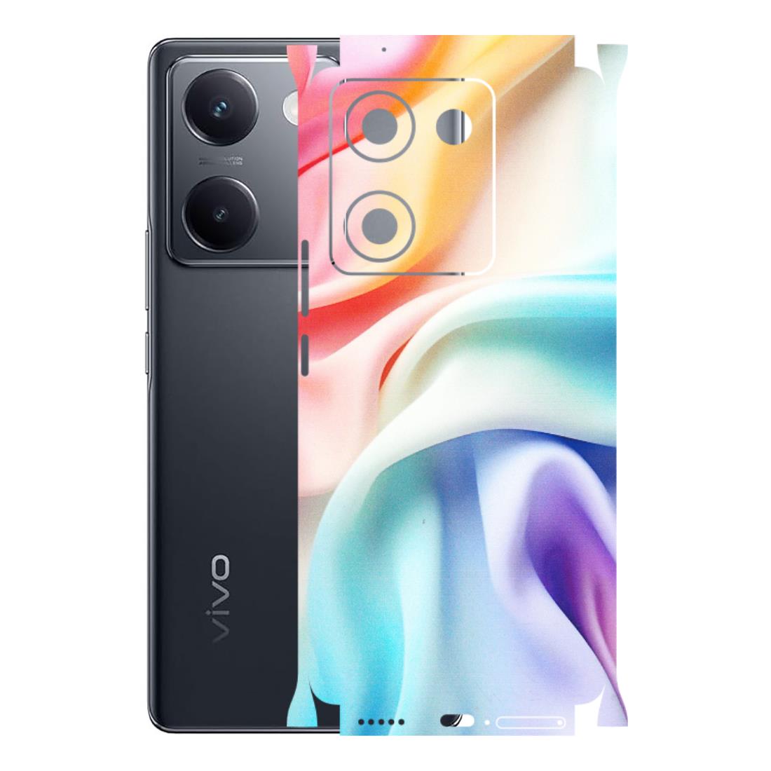 VIVO Y Series Phone Skins (All Models) - Colourful Silk Cloth - Matte Finish (M-165) Vivo Y200 Pro