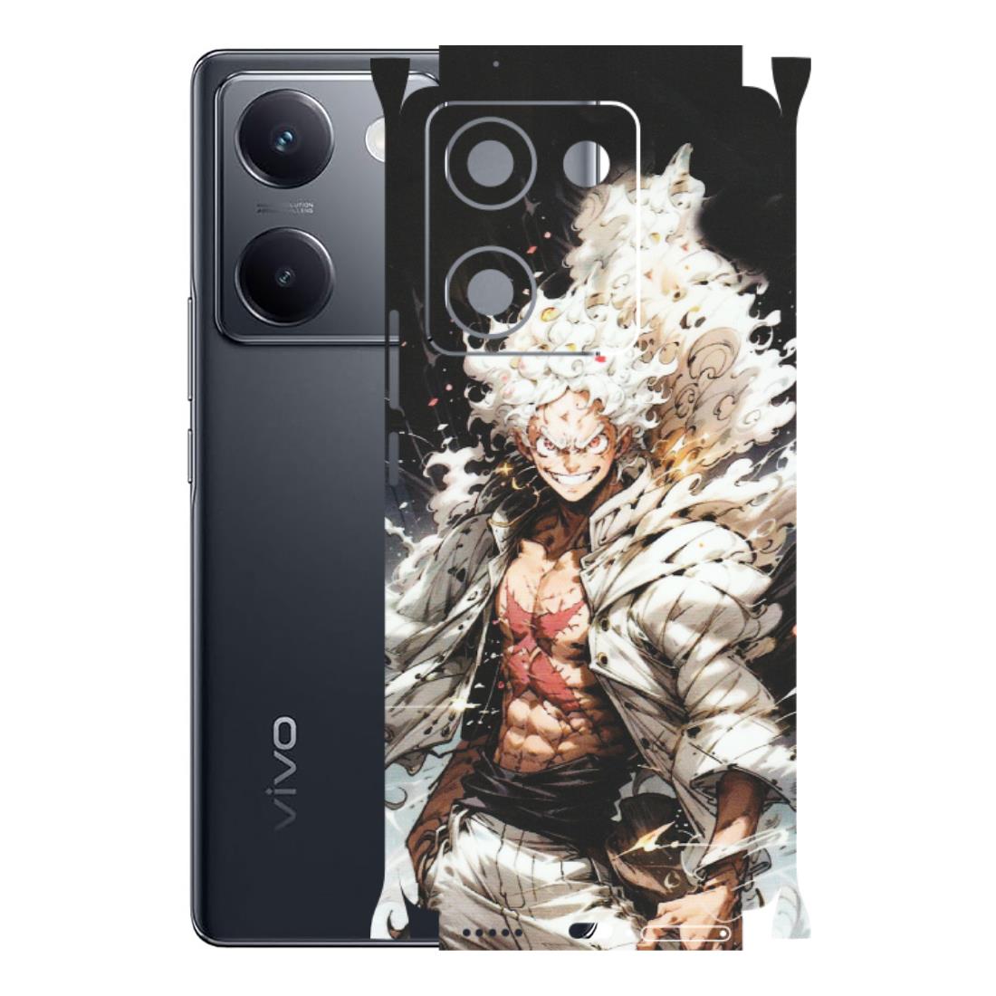VIVO Y Series Phone Skins (All Models) - Anime Angry Classy Character - Matte Finish (M-34) Vivo Y200 Pro