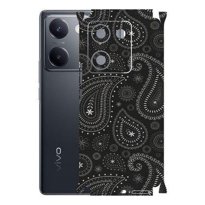 VIVO Y Series Phone Skins (All Models) - Black Sober Kerry - Matte Finish (M-37) Vivo Y200 Pro