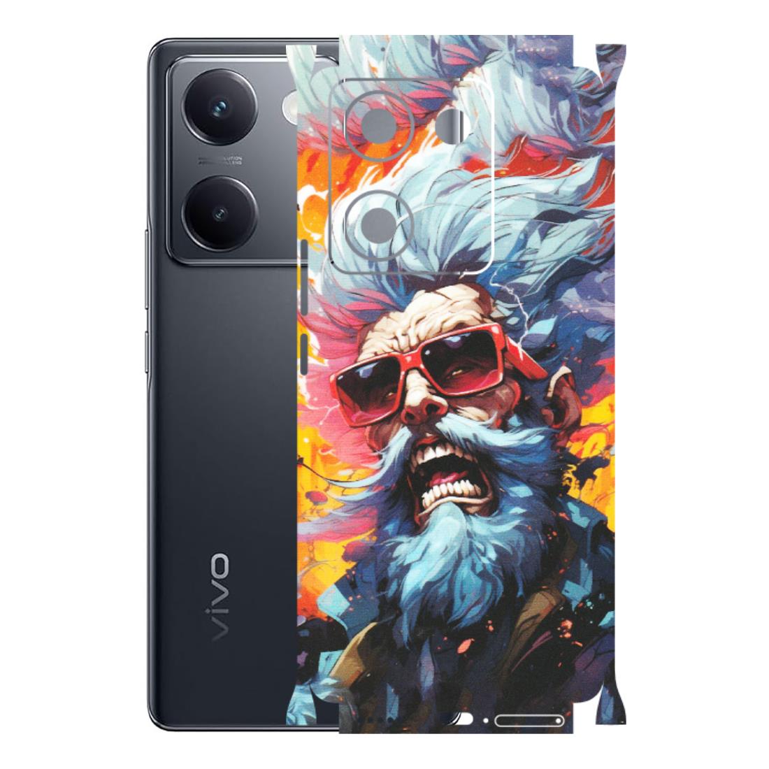 VIVO Y Series Phone Skins (All Models) - Daddy Cool Character - Matte Finish (M-43) Vivo Y200 Pro