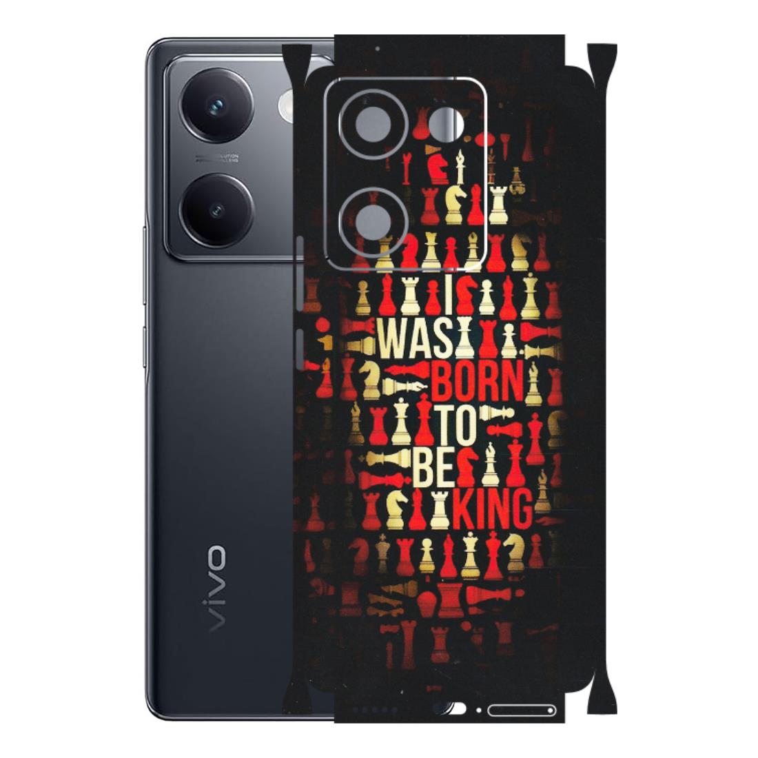 VIVO Y Series Phone Skins (All Models) - Born To Be King - Matte Finish (M-73) Vivo Y200 Pro