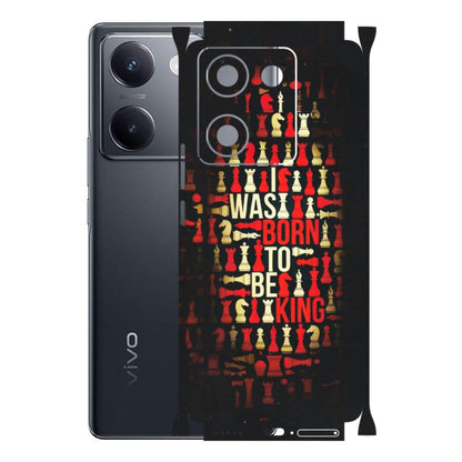VIVO Y Series Phone Skins (All Models) - Born To Be King - Matte Finish (M-73) Vivo Y200 Pro